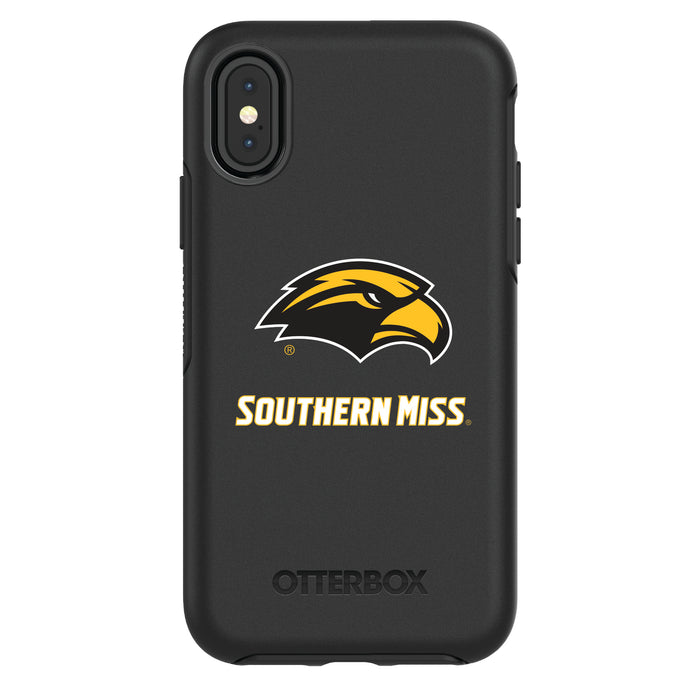 OtterBox Black Phone case with Southern Mississippi Golden Eagles Primary Logo