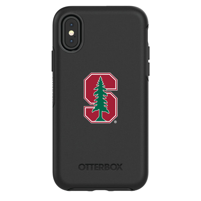 OtterBox Black Phone case with Stanford Cardinal Primary Logo