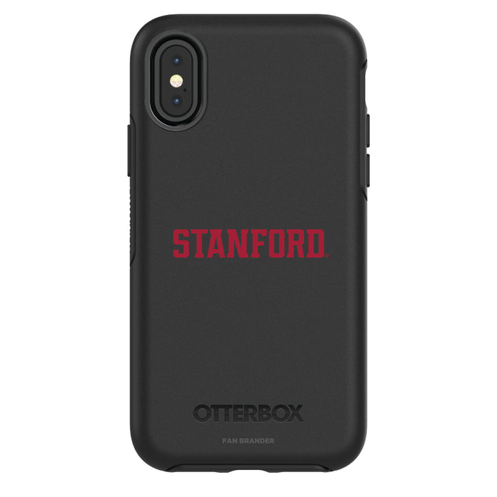 OtterBox Black Phone case with Stanford Cardinal Secondary Logo