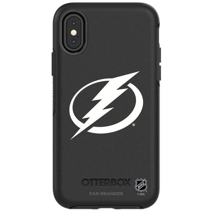 OtterBox Black Phone case with Tampa Bay Lightning Primary Logo