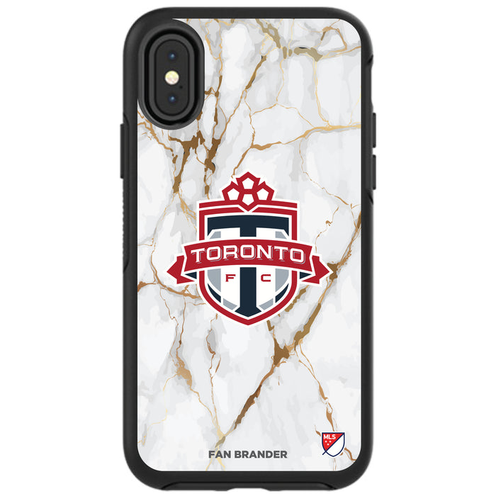 OtterBox Black Phone case with Toronto FC White Marble Design