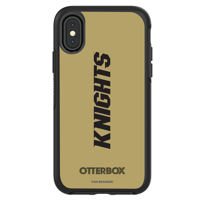 OtterBox Black Phone case with UCF Knights Wordmark Design