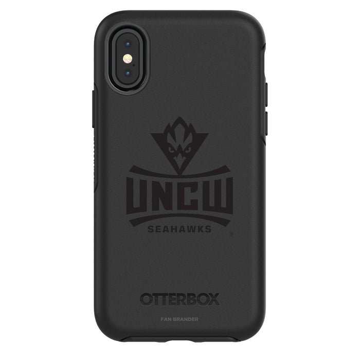OtterBox Black Phone case with UNC Wilmington Seahawks Primary Logo in Black