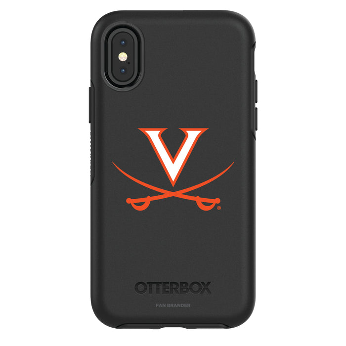 OtterBox Black Phone case with Virginia Cavaliers Primary Logo