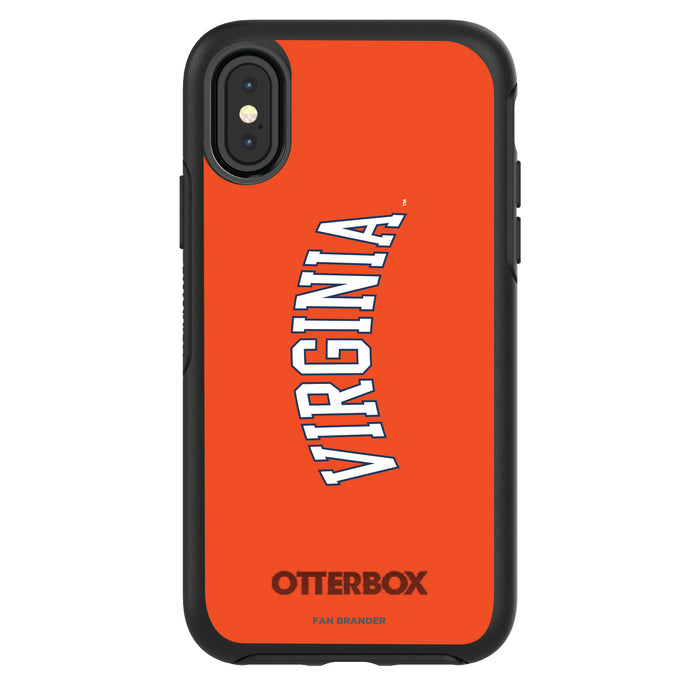 OtterBox Black Phone case with Virginia Cavaliers Wordmark Design