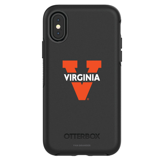 OtterBox Black Phone case with Virginia Cavaliers Secondary Logo