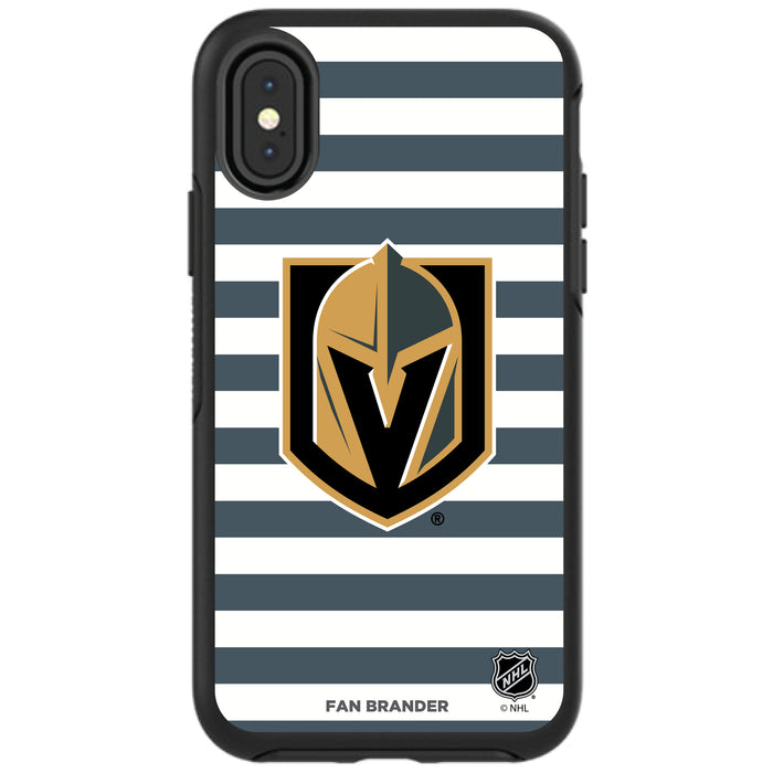 OtterBox Black Phone case with Vegas Golden Knights Stripes