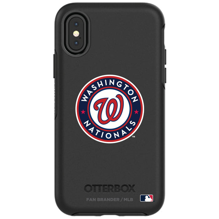 OtterBox Black Phone case with Washington Nationals Primary Logo