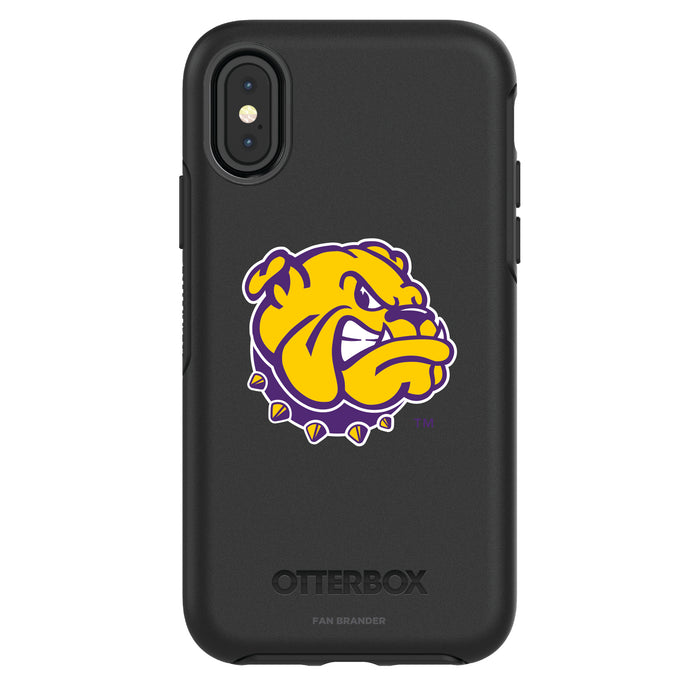 OtterBox Black Phone case with Western Illinois University Leathernecks Secondary Logo