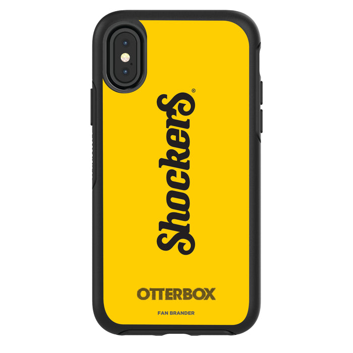 OtterBox Black Phone case with Wichita State Shockers Wordmark Design