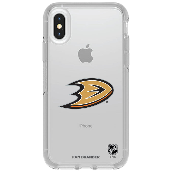 OtterBox Clear Symmetry Phone case with Anaheim Ducks Primary Logo