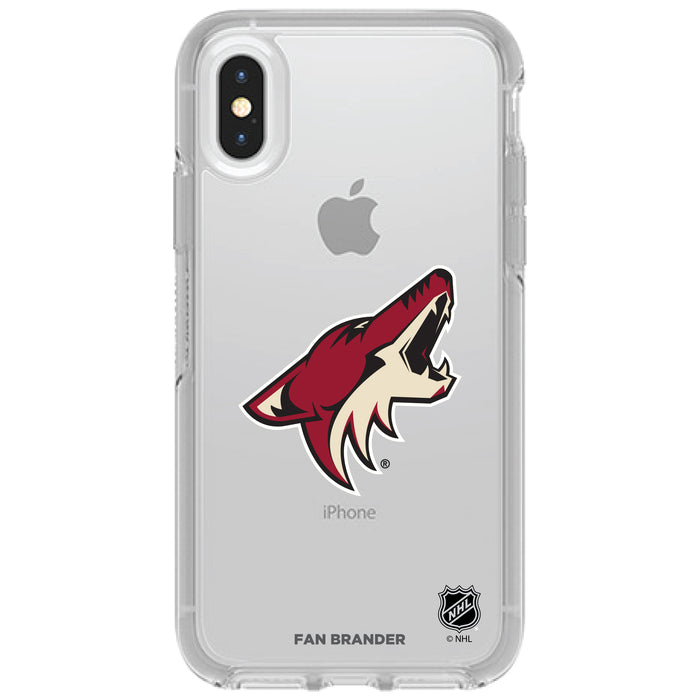OtterBox Clear Symmetry Phone case with Arizona Coyotes Primary Logo