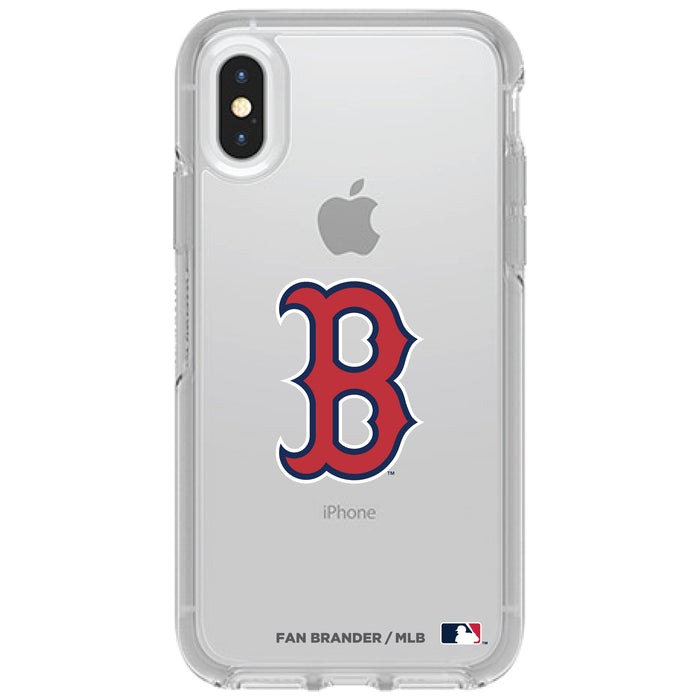 OtterBox Clear Symmetry Phone case with Boston Red Sox Primary Logo