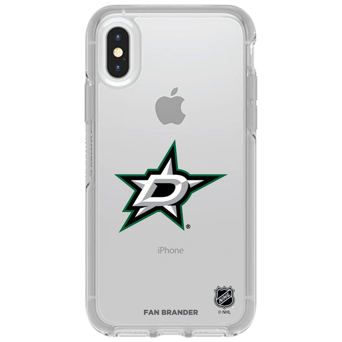 OtterBox Clear Symmetry Phone case with Dallas Stars Primary Logo