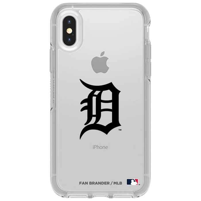 OtterBox Clear Symmetry Phone case with Detroit Tigers Primary Logo