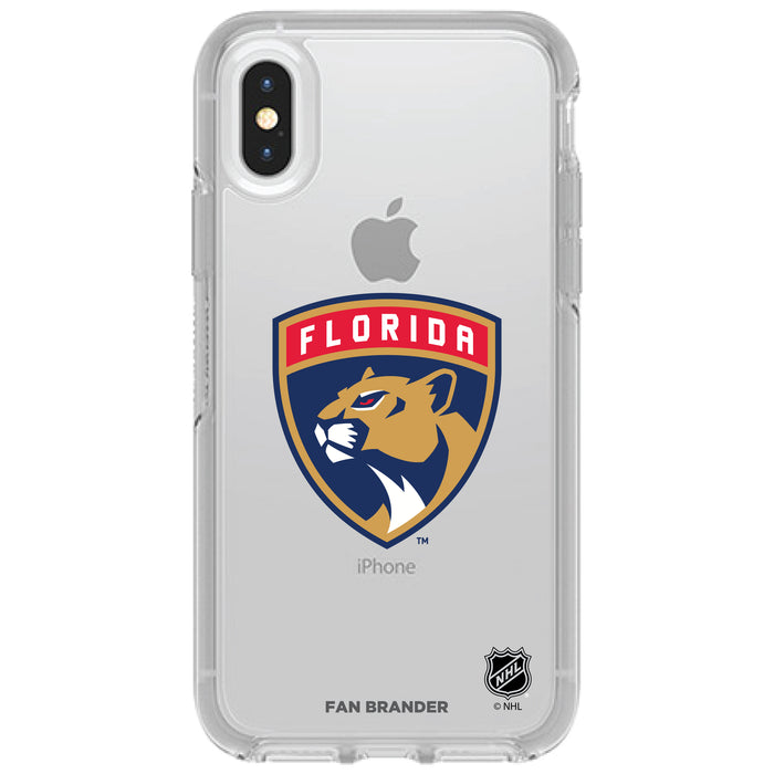 OtterBox Clear Symmetry Phone case with Florida Panthers Primary Logo