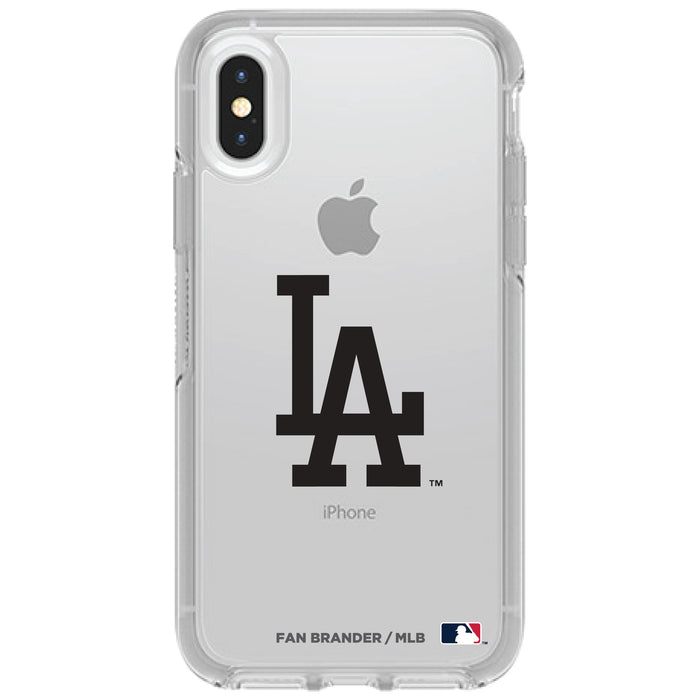 OtterBox Clear Symmetry Phone case with Los Angeles Dodgers Primary Logo