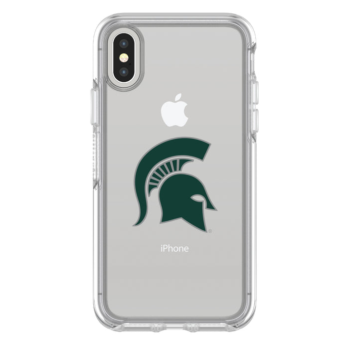 OtterBox clear Phone case with Michigan State Spartans Primary Logo