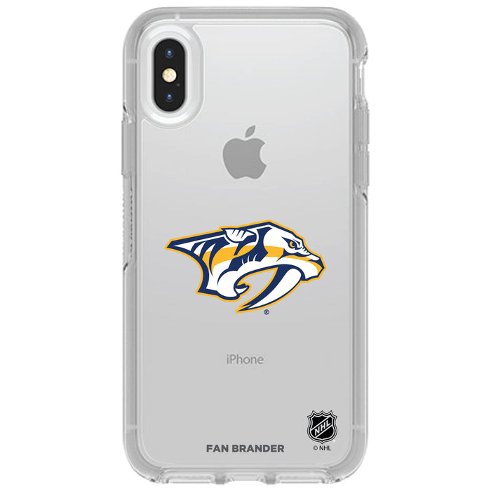 OtterBox Clear Symmetry Phone case with Nashville Predators Primary Logo