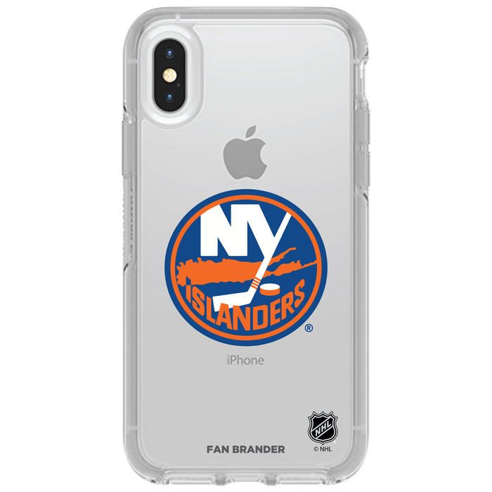 OtterBox Clear Symmetry Phone case with New York Islanders Primary Logo