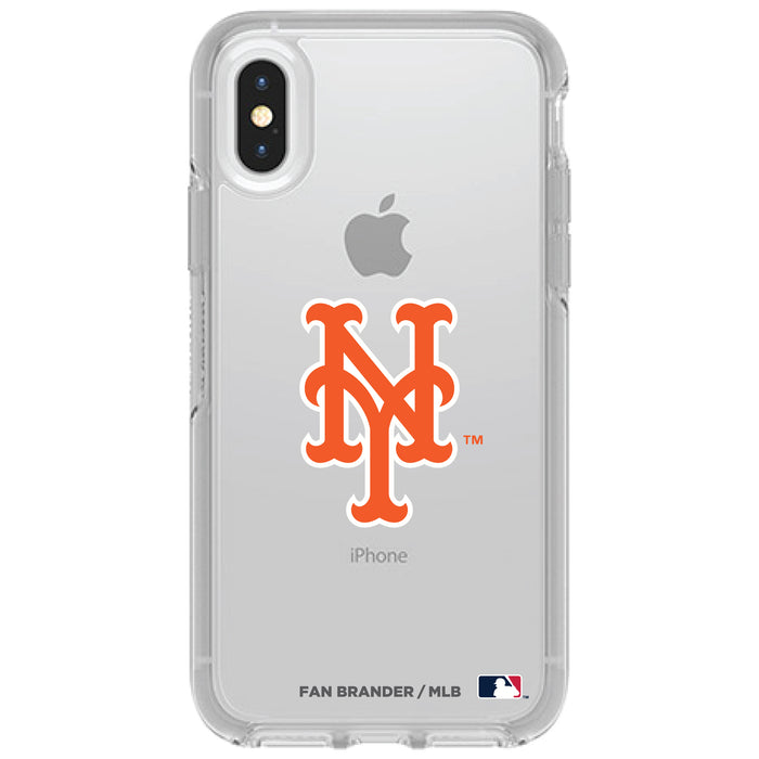 OtterBox Clear Symmetry Phone case with New York Mets Primary Logo