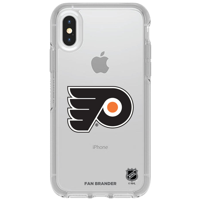 OtterBox Clear Symmetry Phone case with Philadelphia Flyers Primary Logo