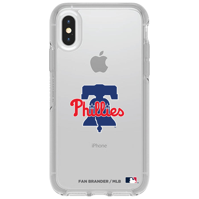 OtterBox Clear Symmetry Phone case with Philadelphia Phillies Primary Logo