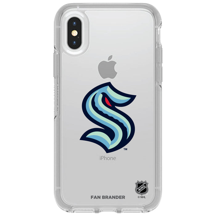 OtterBox Clear Symmetry Phone case with Seattle Kraken Primary Logo