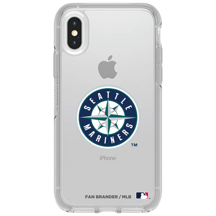 OtterBox Clear Symmetry Phone case with Seattle Mariners Primary Logo