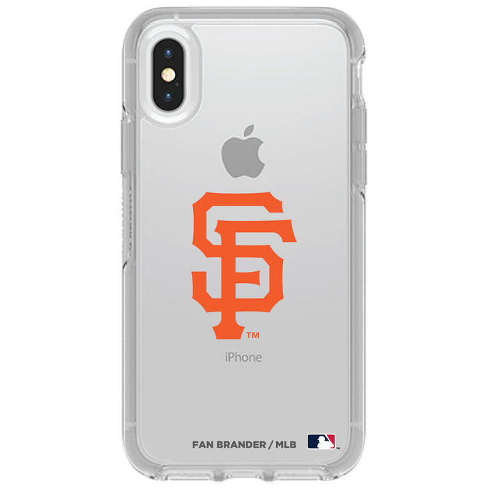 OtterBox Clear Symmetry Phone case with San Francisco Giants Primary Logo