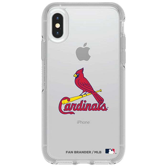 OtterBox Clear Symmetry Phone case with St. Louis Cardinals Primary Logo