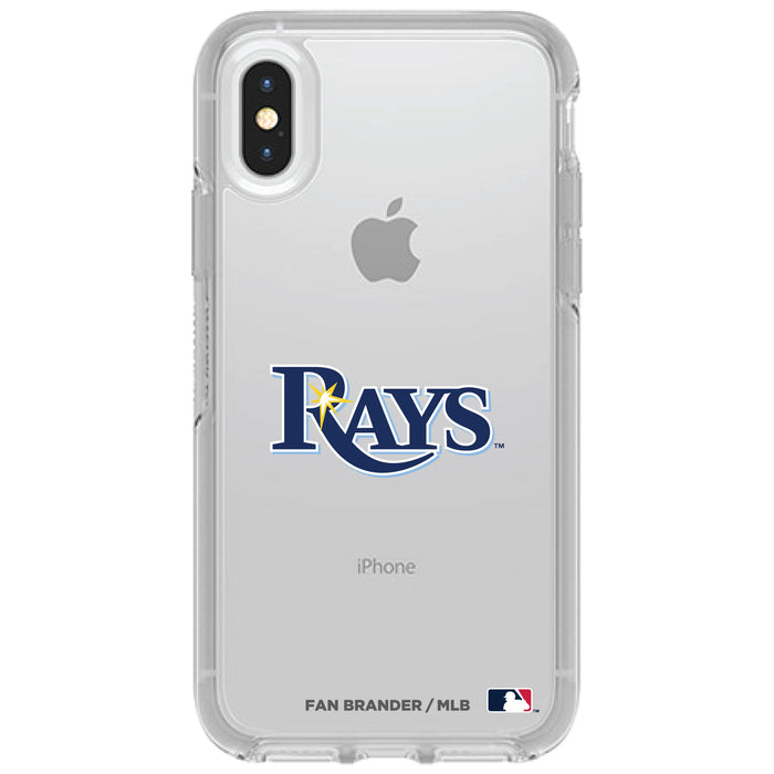 OtterBox Clear Symmetry Phone case with Tampa Bay Rays Primary Logo