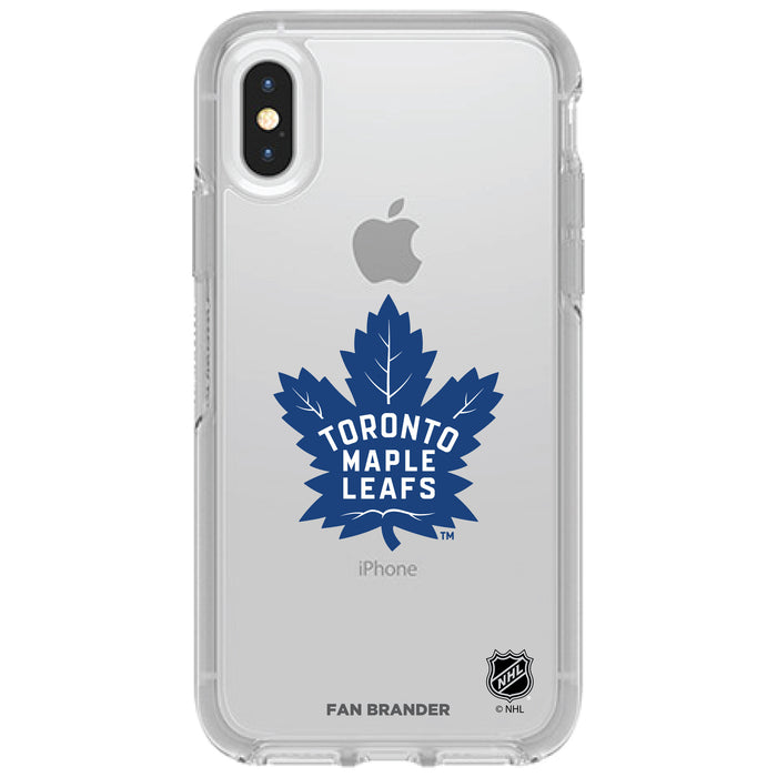 OtterBox Clear Symmetry Phone case with Toronto Maple Leafs Primary Logo