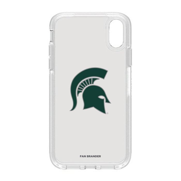 OtterBox clear Phone case with Michigan State Spartans Primary Logo