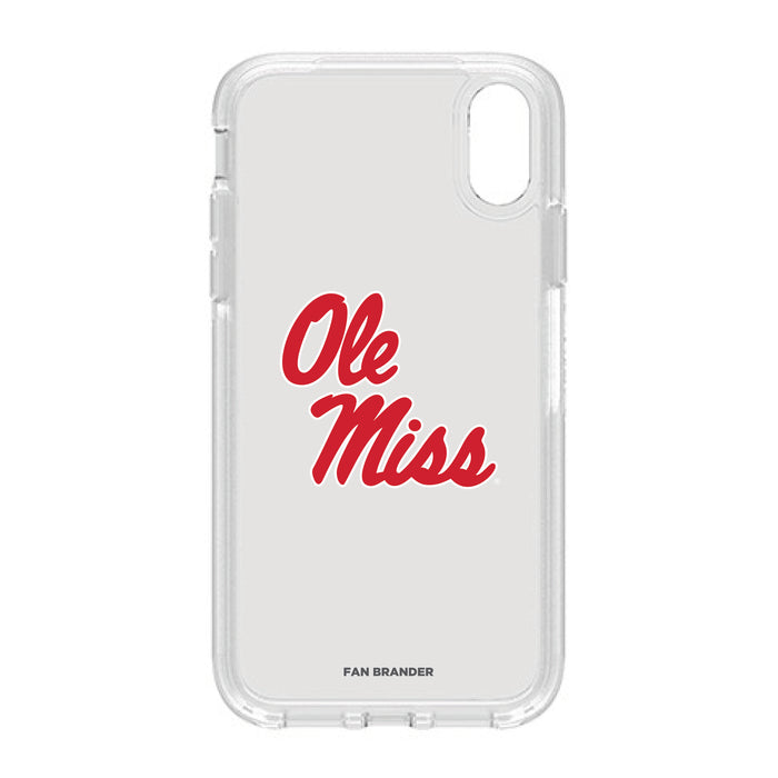 OtterBox clear Phone case with Mississippi Ole Miss Primary Logo