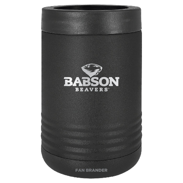 Fan Brander 12oz/16oz Can Cooler with Babson University Etched Primary Logo