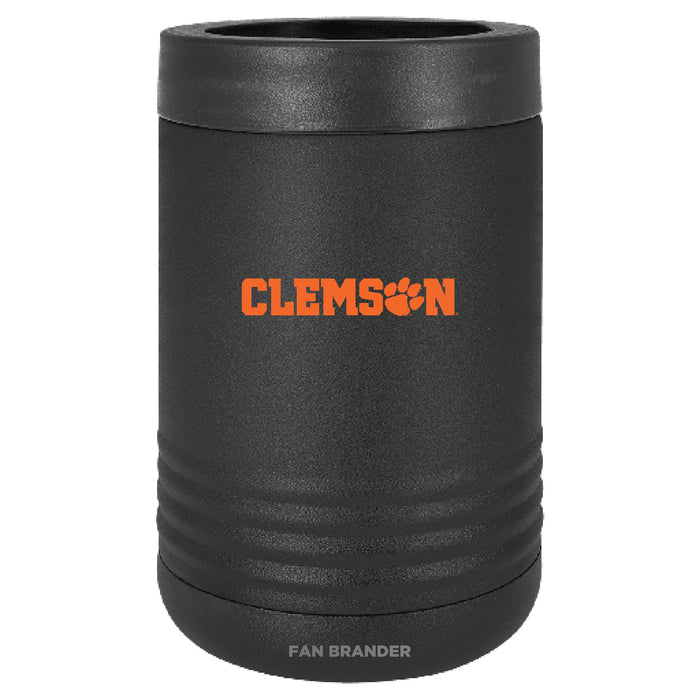 Fan Brander 12oz/16oz Can Cooler with Clemson Tigers Secondary Logo