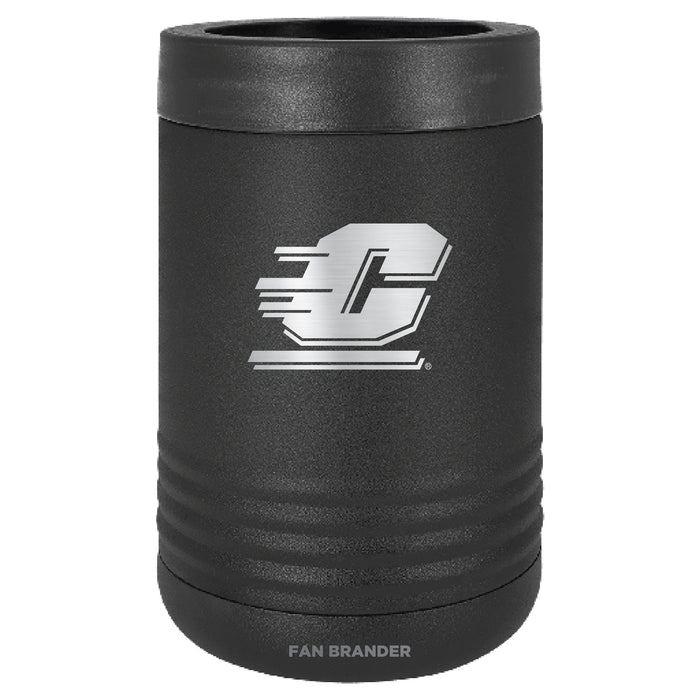 Fan Brander 12oz/16oz Can Cooler with Central Michigan Chippewas Etched Primary Logo