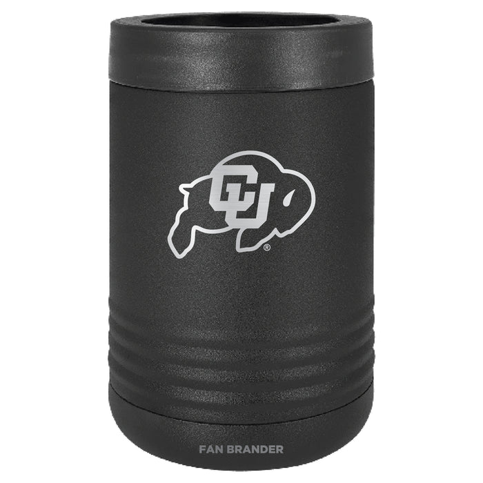 Fan Brander 12oz/16oz Can Cooler with Colorado Buffaloes Etched Primary Logo