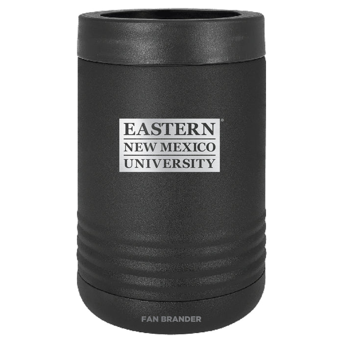 Fan Brander 12oz/16oz Can Cooler with Eastern New Mexico Greyhounds Etched Primary Logo