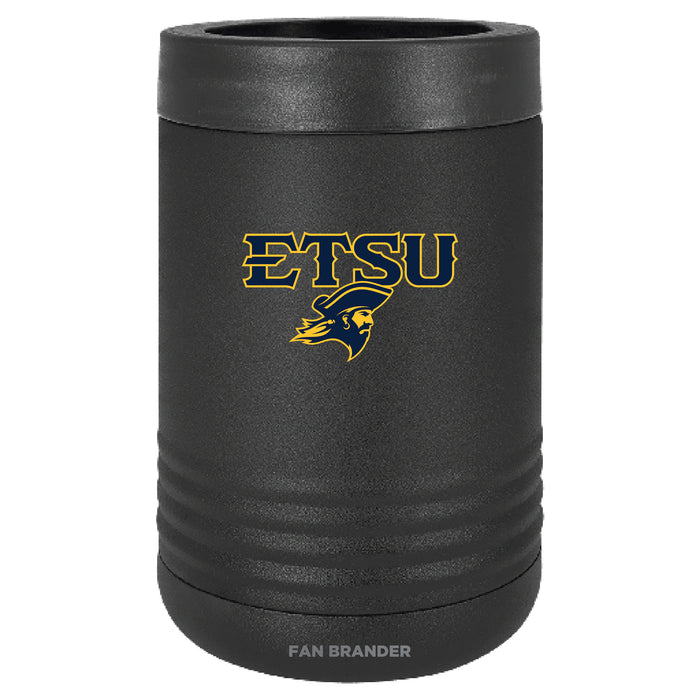 Fan Brander 12oz/16oz Can Cooler with Eastern Tennessee State Buccaneers Secondary Logo