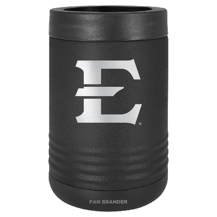 Fan Brander 12oz/16oz Can Cooler with Eastern Tennessee State Buccaneers Etched Primary Logo