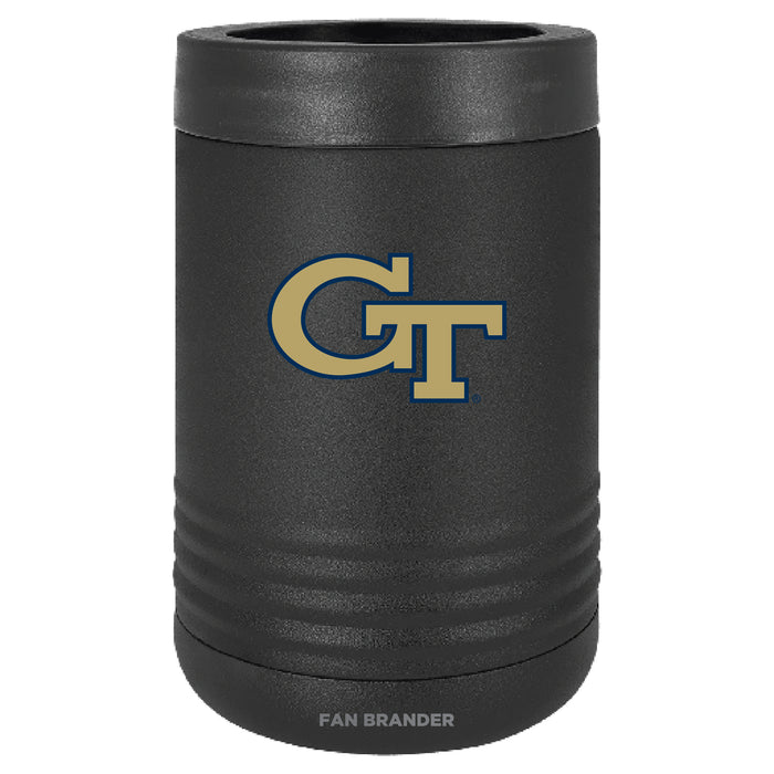 Fan Brander 12oz/16oz Can Cooler with Georgia Tech Yellow Jackets Primary Logo