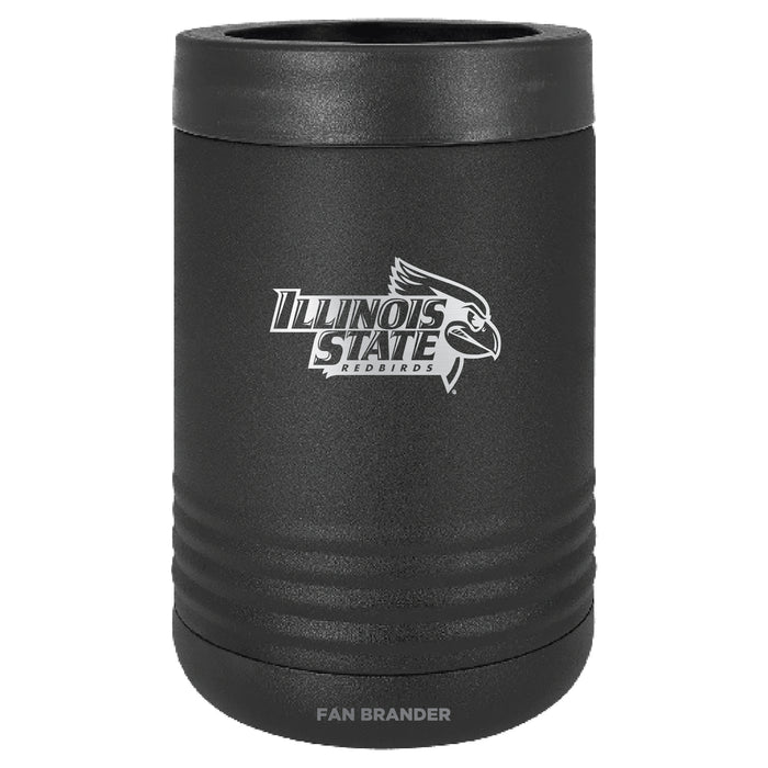 Fan Brander 12oz/16oz Can Cooler with Illinois State Redbirds Etched Primary Logo