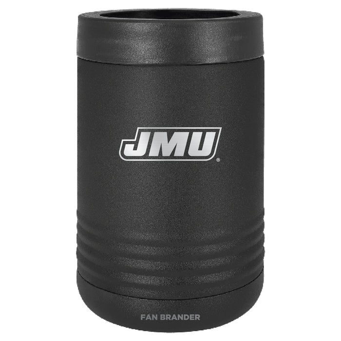 Fan Brander 12oz/16oz Can Cooler with James Madison Dukes Etched Primary Logo