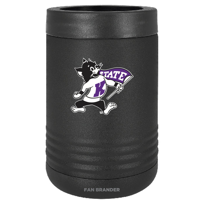 Fan Brander 12oz/16oz Can Cooler with Kansas State Wildcats Secondary Logo