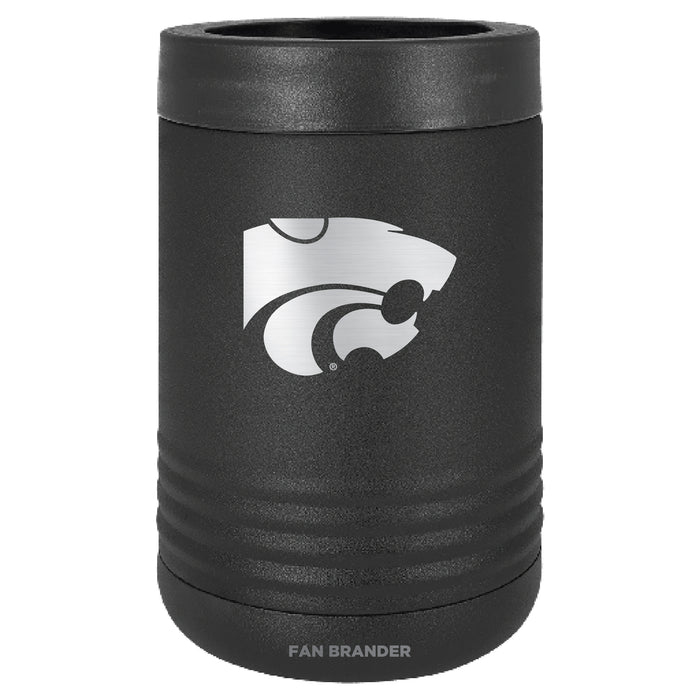 Fan Brander 12oz/16oz Can Cooler with Kansas State Wildcats Etched Primary Logo
