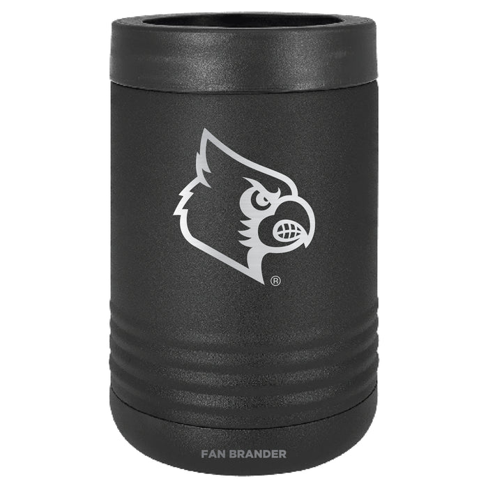 Fan Brander 12oz/16oz Can Cooler with Louisville Cardinals Etched Primary Logo