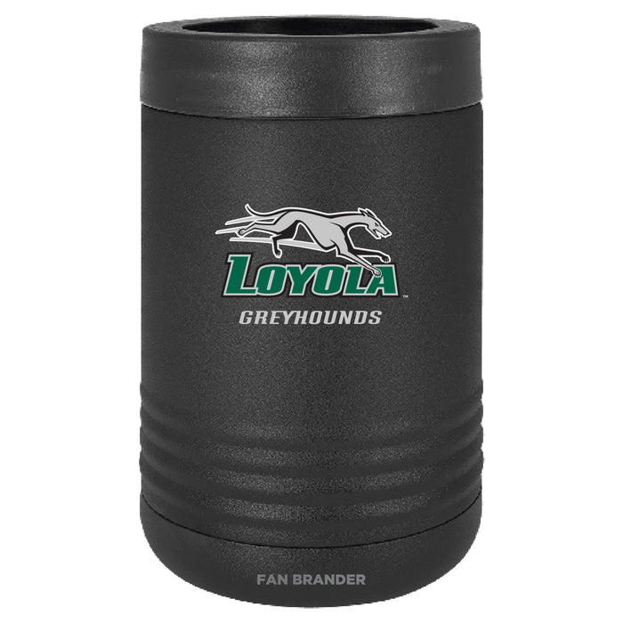 Fan Brander 12oz/16oz Can Cooler with Loyola Univ Of Maryland Hounds Primary Logo