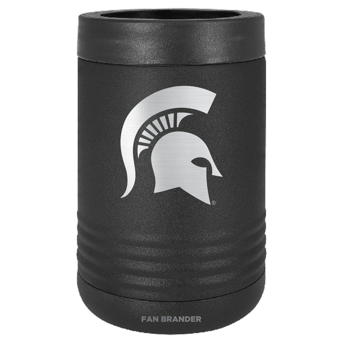 Fan Brander 12oz/16oz Can Cooler with Michigan State Spartans Etched Primary Logo